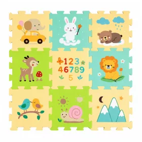   PETITE & MARS Összeilleszthető puzzle Nexli - Forest Friends 6 db