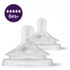 Avent SCY965/02 Natural Response etetőcumi, 5. gyors átfolyású, 6 hó+, 2 db