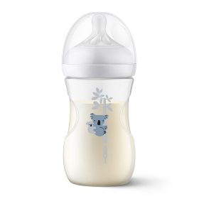   Avent SCY903/67 Natural Response koala mintás cumisüveg, 260 ml, 1 hó+