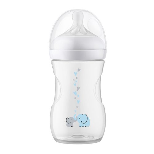 Avent SCY673/81 Natural Response elefántos cumisüveg AirFree 260 ml 1 hó+