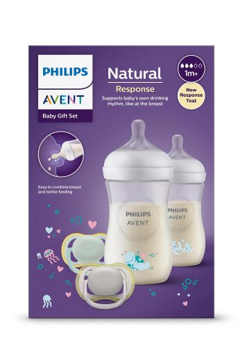 Philips Avent Natural Response, újszülött ajándékcsomag, SCD837/11