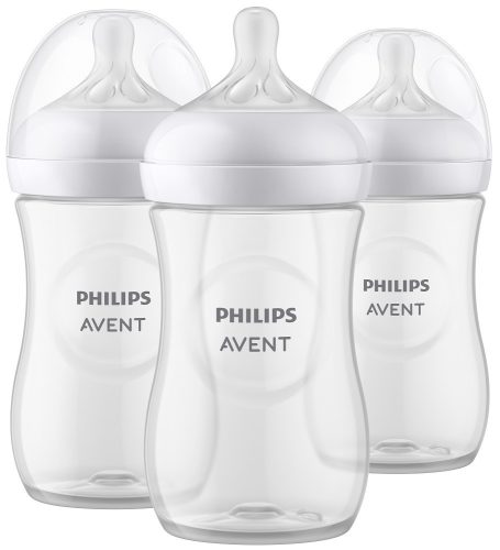 Philips Avent SCY903/03, Cumisüveg Natural Response, 260 ml, 1 hó+, 3db