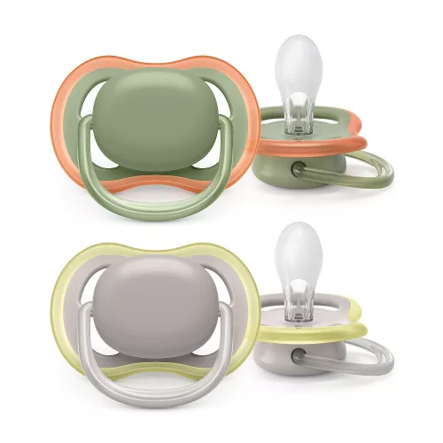 Philips AVENT Játszócumi, Ultra Air, 6-18 hó, neutral, 2 db