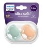 Avent SCF091/03 Játszócumi, ultrasoft, premium neutral, 0-6 hó, 2 db