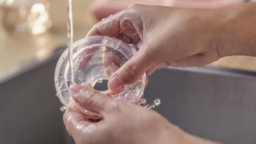 Philips Avent Kézi mellszívó, ajándék 5db VIA 180 ml-es pohárral