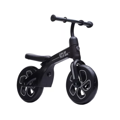 QPLAY Tech futóbicikli 2-4 év 30 kg-ig - Black