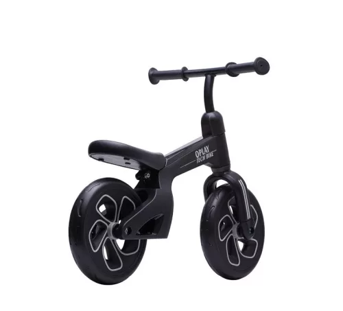 QPLAY Tech futóbicikli 2-4 év 30 kg-ig - Black