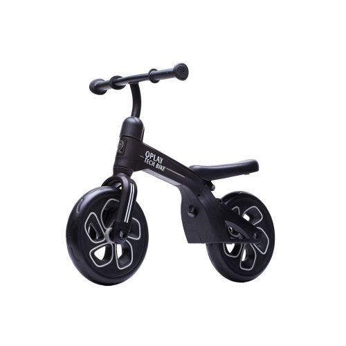 QPLAY futóbicikli Tech Black, kor 2 - 4 év, 30 kg-ig