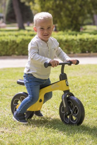 QPLAY futóbicikli Tech Black, kor 2 - 4 év, 30 kg-ig