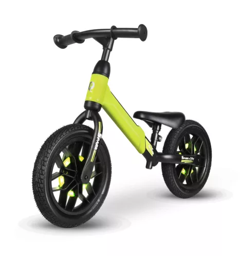QPLAY Spark futóbicikli 3-6 éves korig, 30 kg-ig - Green