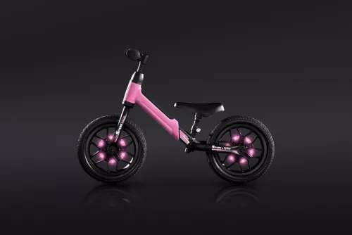 QPLAY Spark futóbicikli 3-6 éves korig, 30 kg-ig - Pink