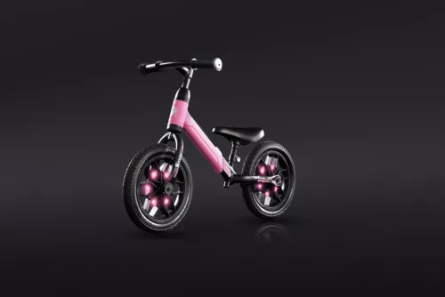 QPLAY Spark futóbicikli 3-6 éves korig, 30 kg-ig - Pink