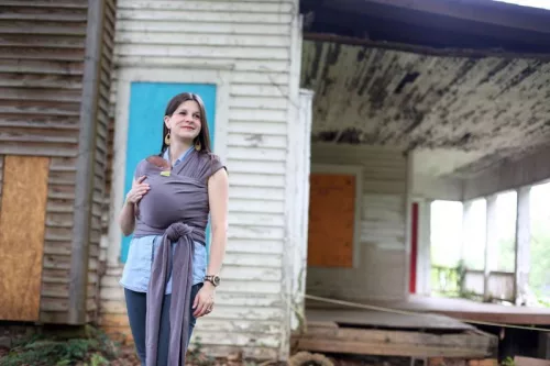 Boba Babahordozó/kendő, Wrap Organic, Dark Gray