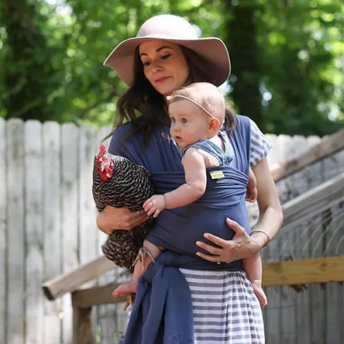 Boba Babahordozó/kendő, Wrap, Vintage Blue