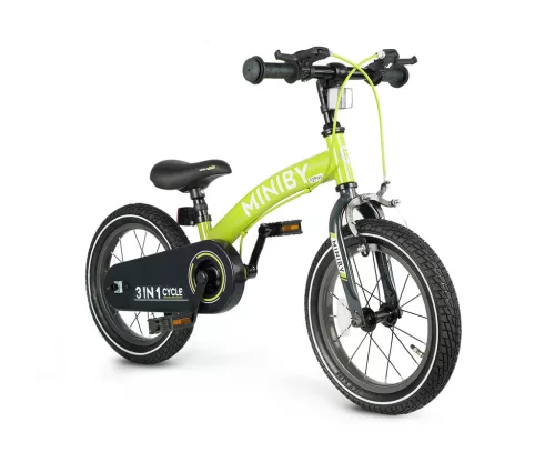 QPLAY Miniby 3in1 kerékpár 2-8 év - Green