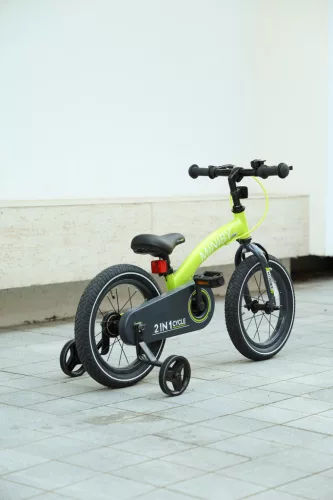 QPLAY Miniby 3in1 kerékpár 2-8 év - Green