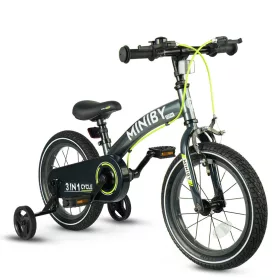 QPLAY Miniby 3in1 kerékpár 2-8 év - Grey