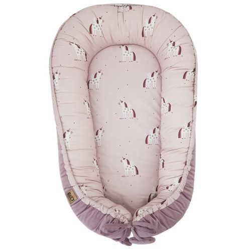 EKO Babafészek pamut Velvet 90x60cm - Unicorn 