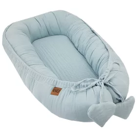 EKO Babafészek muszlinból 90x60 cm - Blue 