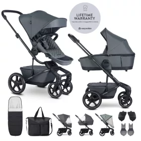   EASYWALKER Kombinált babakocsi Harvey⁵ Premium Mineral Grey XXL RWS