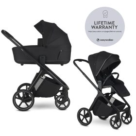 EASYWALKER Kombinált babakocsi Zoey Pure Black
