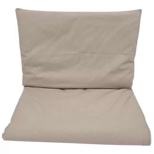 EKO 2 darabos pamut ágyneműhuzat kiságyhoz 40x60cm, 90x120cm - Dark Beige