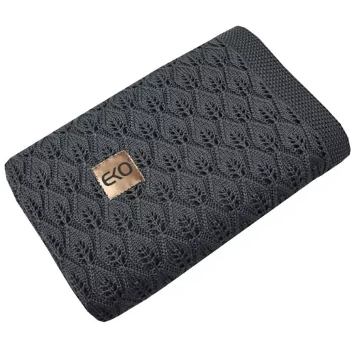 EKO Bambusz takaró, Graphite, 80x100 cm