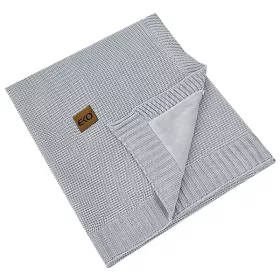 EKO Bambusz takaró szőrme béléssel 100x80 cm - Grey