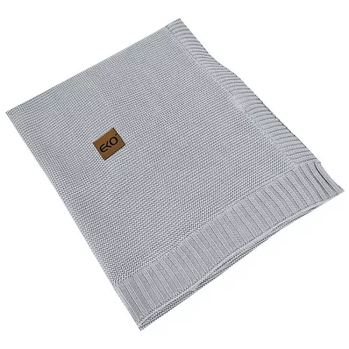 EKO Bambusz takaró szőrme béléssel 100x80 cm - Grey