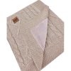 EKO Kasmír takaró szőrme béléssel Beige 100x80 cm