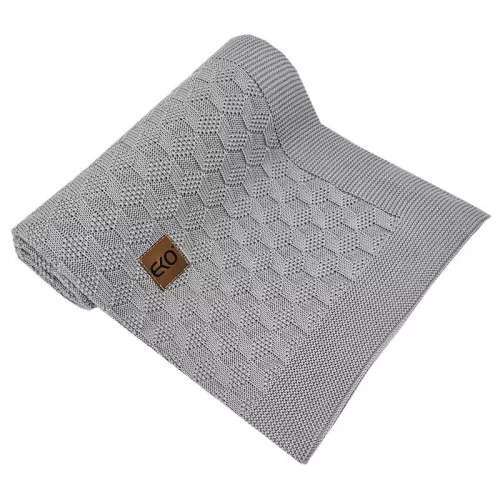 EKO Bambusz takaró 80x100cm - Light Grey