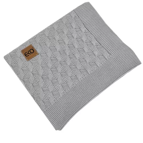 EKO Bambusz takaró 80x100cm - Light Grey