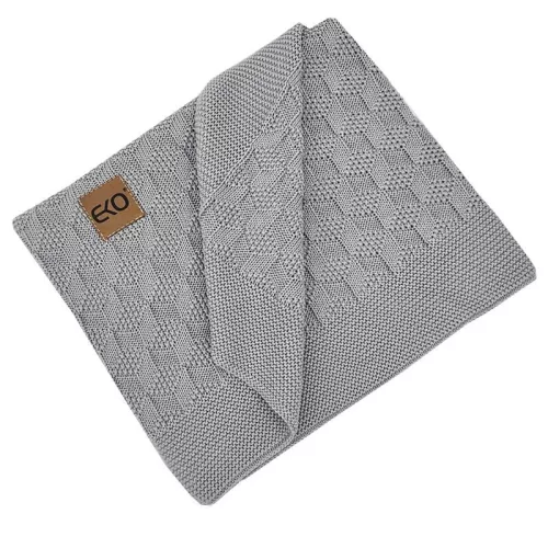 EKO Bambusz takaró 80x100cm - Light Grey