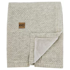 EKO Kötött takaró béléssel 100x80 cm - Bézs