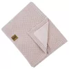 EKO Kötött takaró béléssel 100x80 cm - Rózsaszín