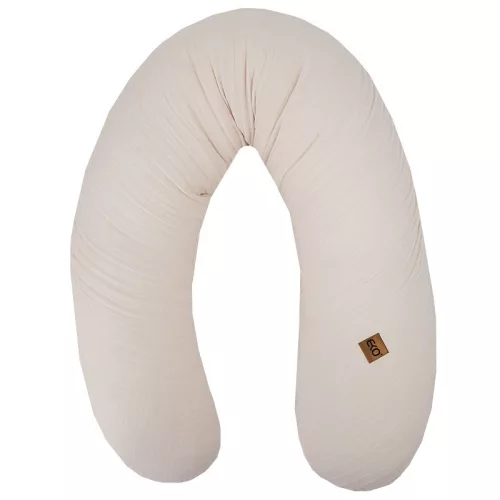 EKO Szoptatós párna muszlin 180 cm - Beige