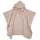 EKO Poncso pamutból kapucnival és fülekkel 75x120 cm - Powder pink