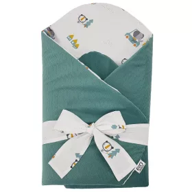   EKO Babatakaró pamutból velúrral és kókusz belsővel, Cars masnival - 75x75cm