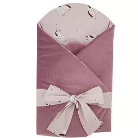   EKO takaró pamutból velúrral és kókusz belsővel masnival 75x75cm - Unicorn