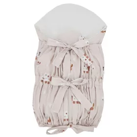   EKO 75x75 cm méretű, kókusz kivehető betéttel ellátott, zsinóros takaró - Bees Beige