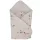 EKO Csecsemőkendő pamut kétoldalas 75x75 cm - Bees Stars Beige
