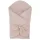 EKO Muszlin pólya kókusz kivehető betéttel és masnival 75x75 cm - Powder pink