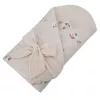 EKO Muszlin pólya kókusz kivehető betéttel Bees Beige 75x75 cm - Beige