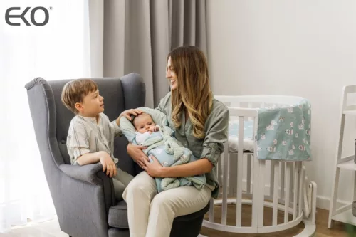 EKO Muszlin pólya kókusz kivehető betéttel Dogs Muselin 75x75 cm - Mint