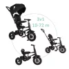 QPLAY Tricikli Rito air gel (Gumi) Black, kor 10-72 hó