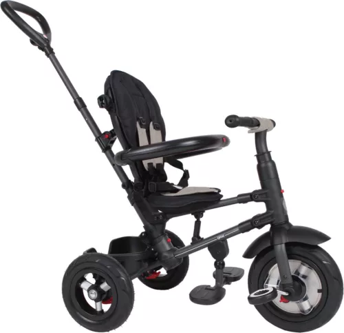QPLAY Tricikli Rito air gel (Gumi) Grey, életkor 10-72 hónap