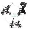 QPLAY Tricikli Rito eva plus Black, életkor 10-72 hónap