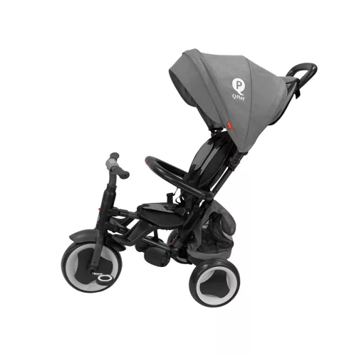 QPLAY Tricikli Rito eva plus Grey, életkor 10-72 hónap