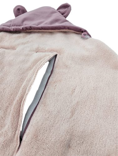 EKO Babahordozóba való bundazsák - lila