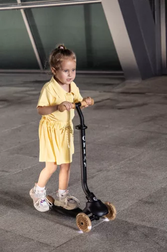 Qplay Sema Evo roller 3az1ben 1-6 éves kor 50 kg-ig - Coral Pink